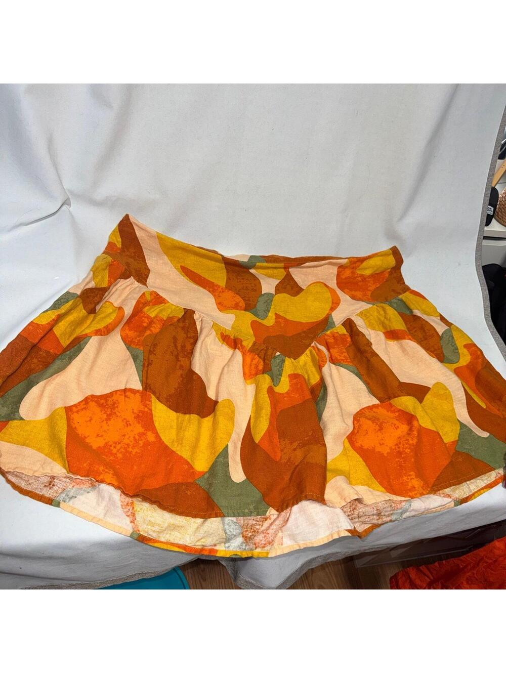 Fe Noel x Target Mixed Paint Print Mini Skirt women's size 18